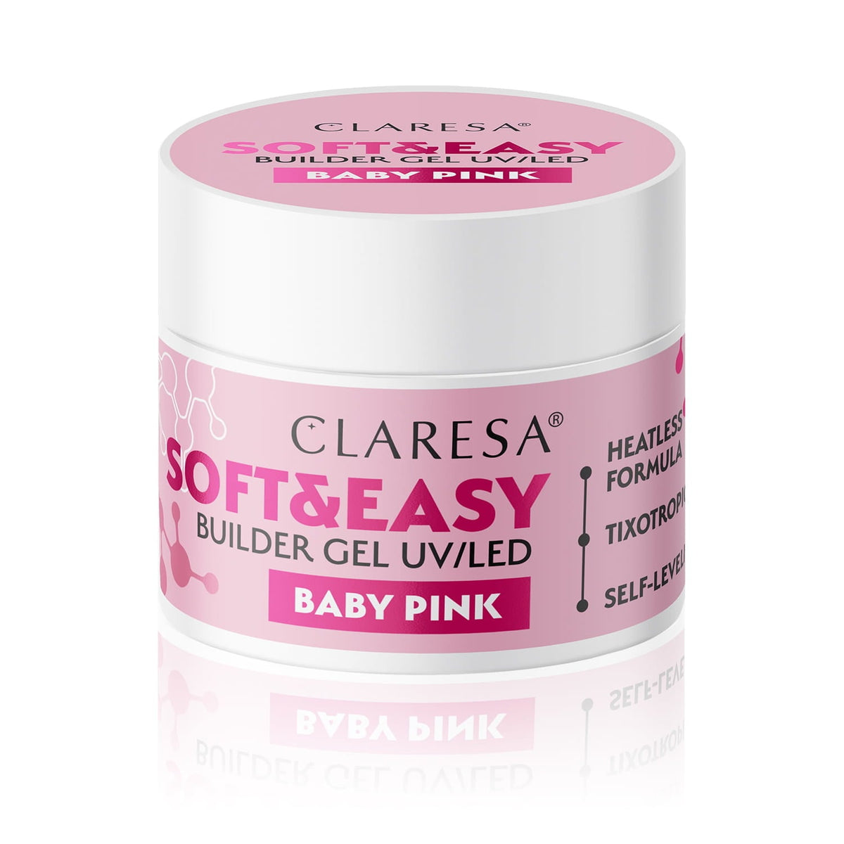 Claresa Soft & Easy Buildergel Uv/Led, Baby Pink, Nailstyling