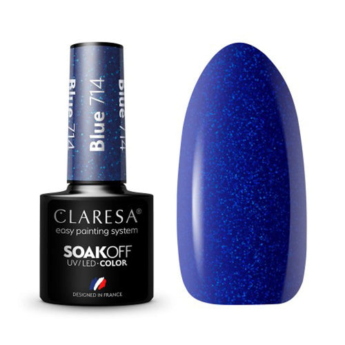 Claresa Gel Polish Blue 714 -5G