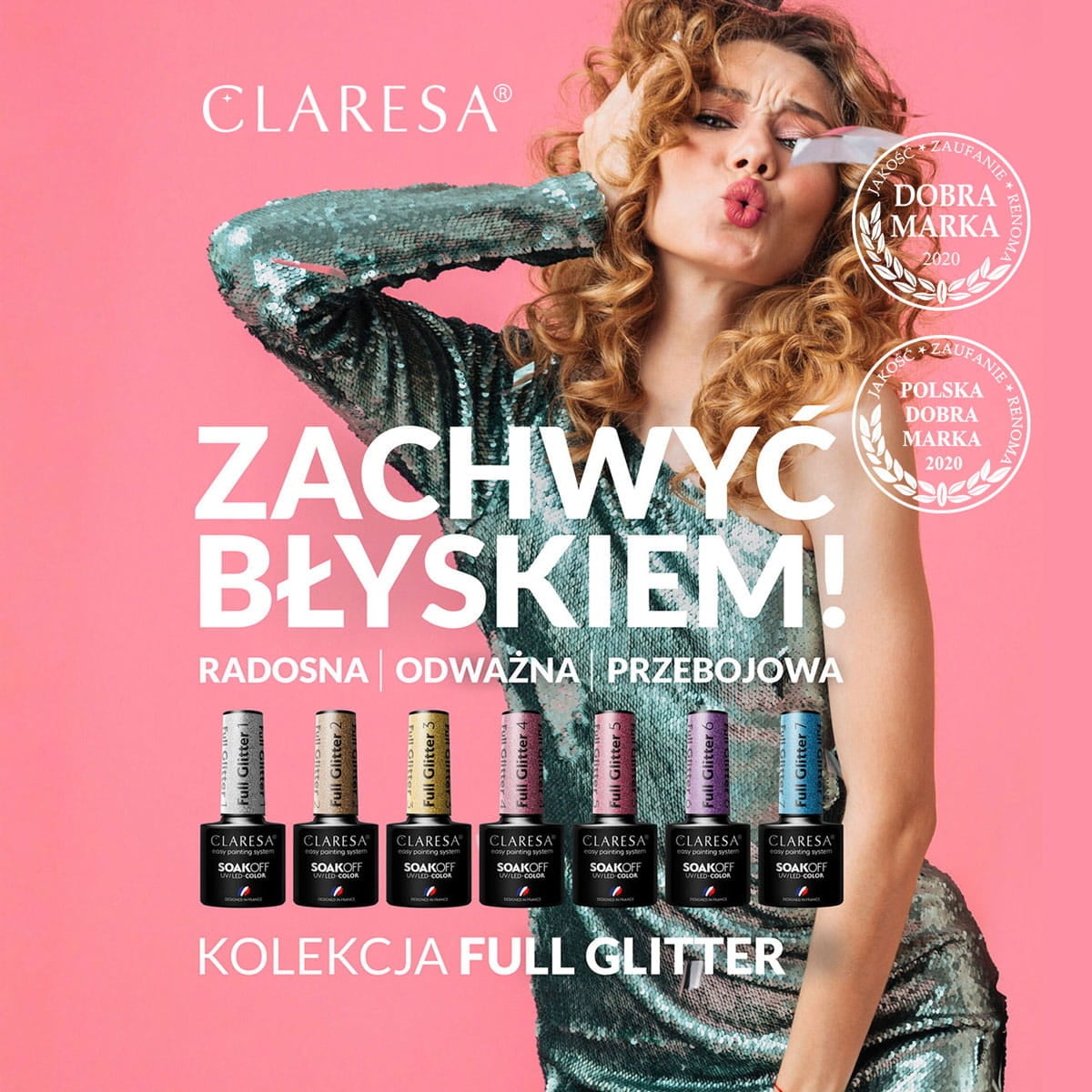 Claresa Gel Polish Full Glitter 6 -5G