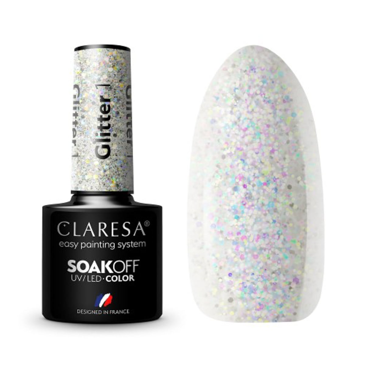 Claresa Gel Polish Glitter 1 -5G