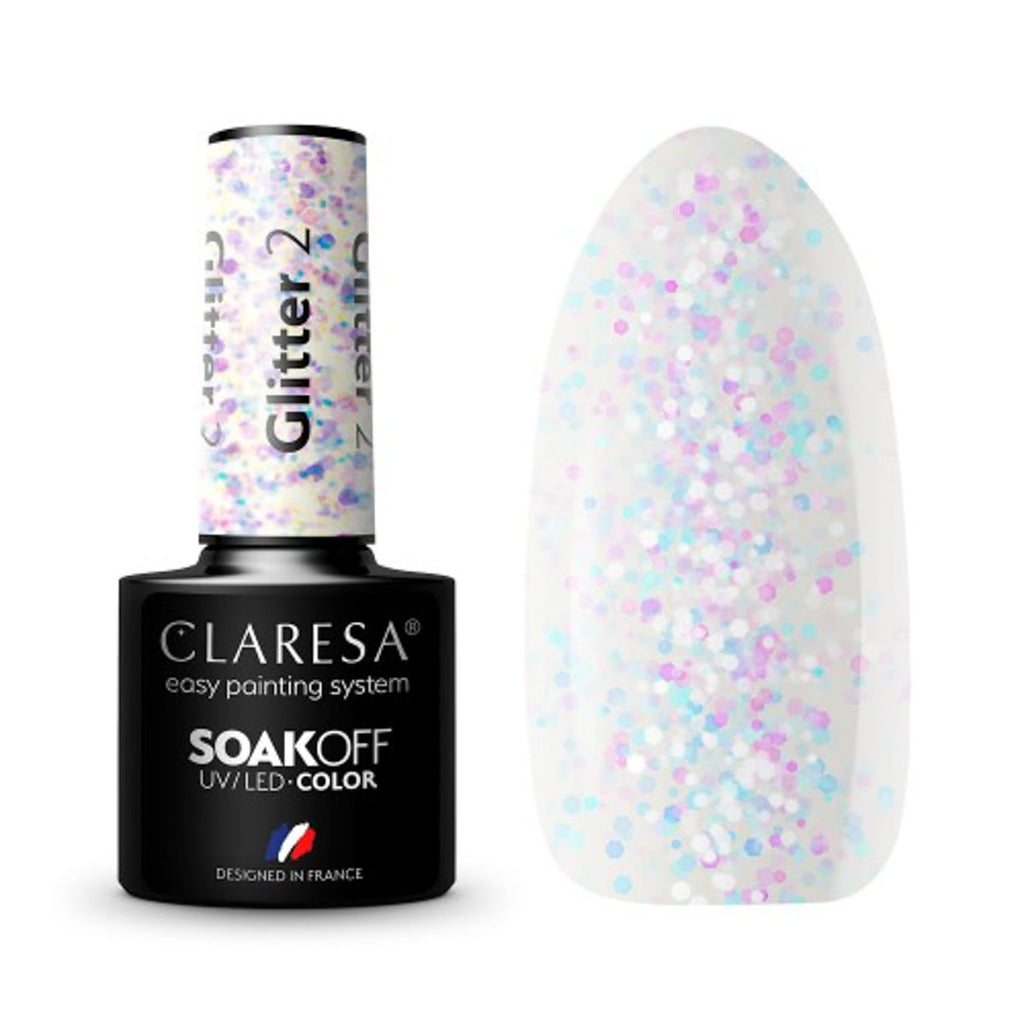 Claresa Gel Polish Glitter 2 -5G
