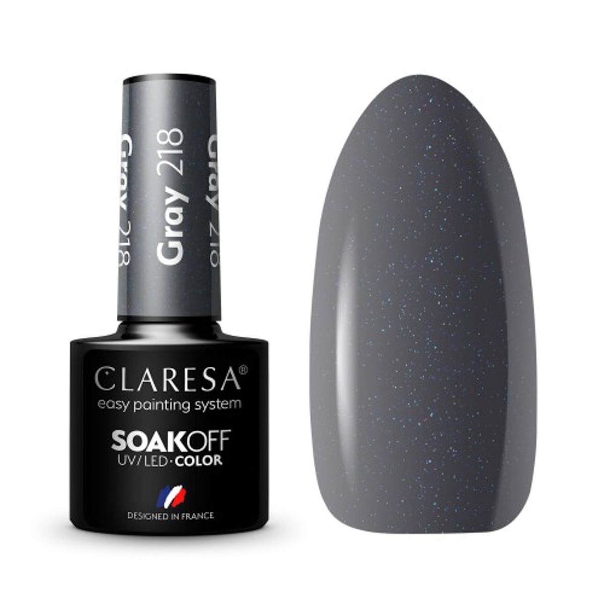 Claresa Gel Polish Grey 218 -5G