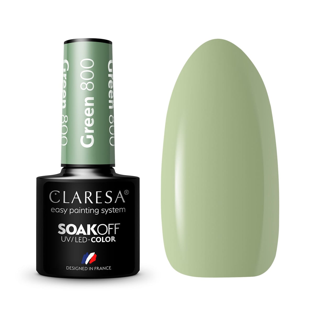 Claresa Gel Polish Green 800 -5G