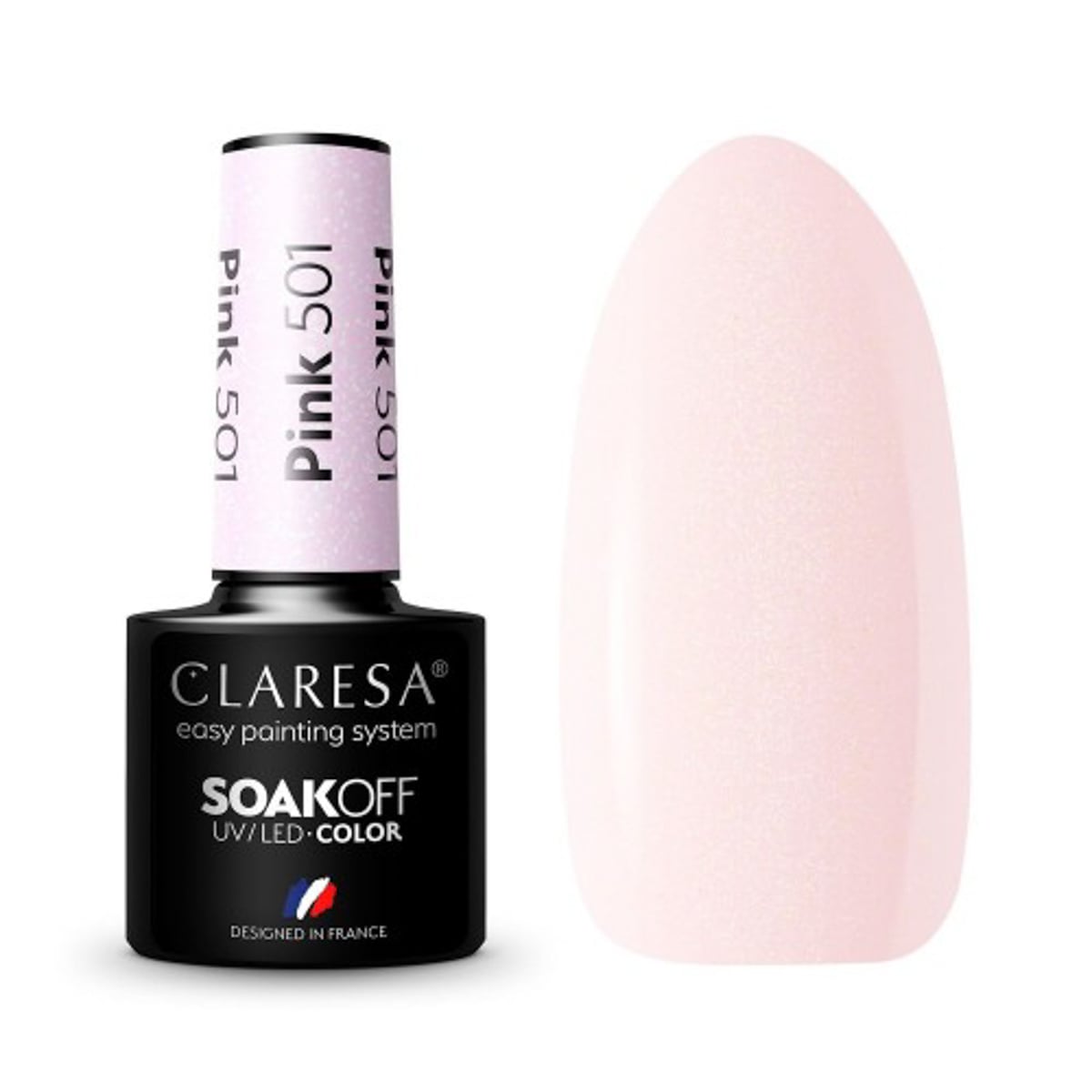 Claresa Gel Polish Pink 501 -5G