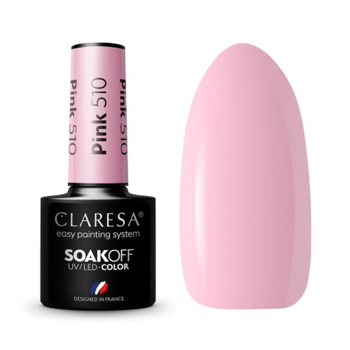 Claresa Gel Polish Pink 510 -5G