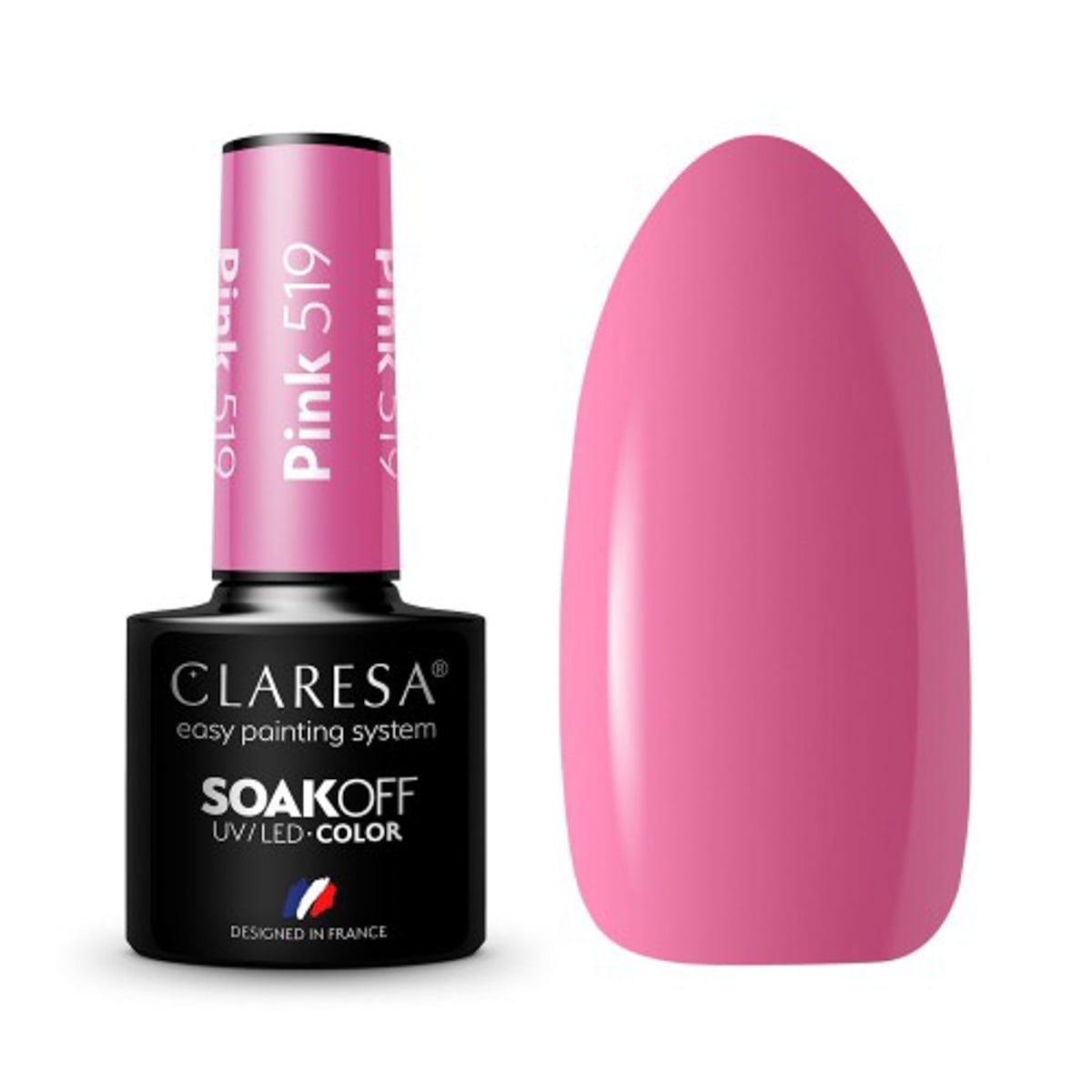 Claresa Gel Polish Pink 519 -5G