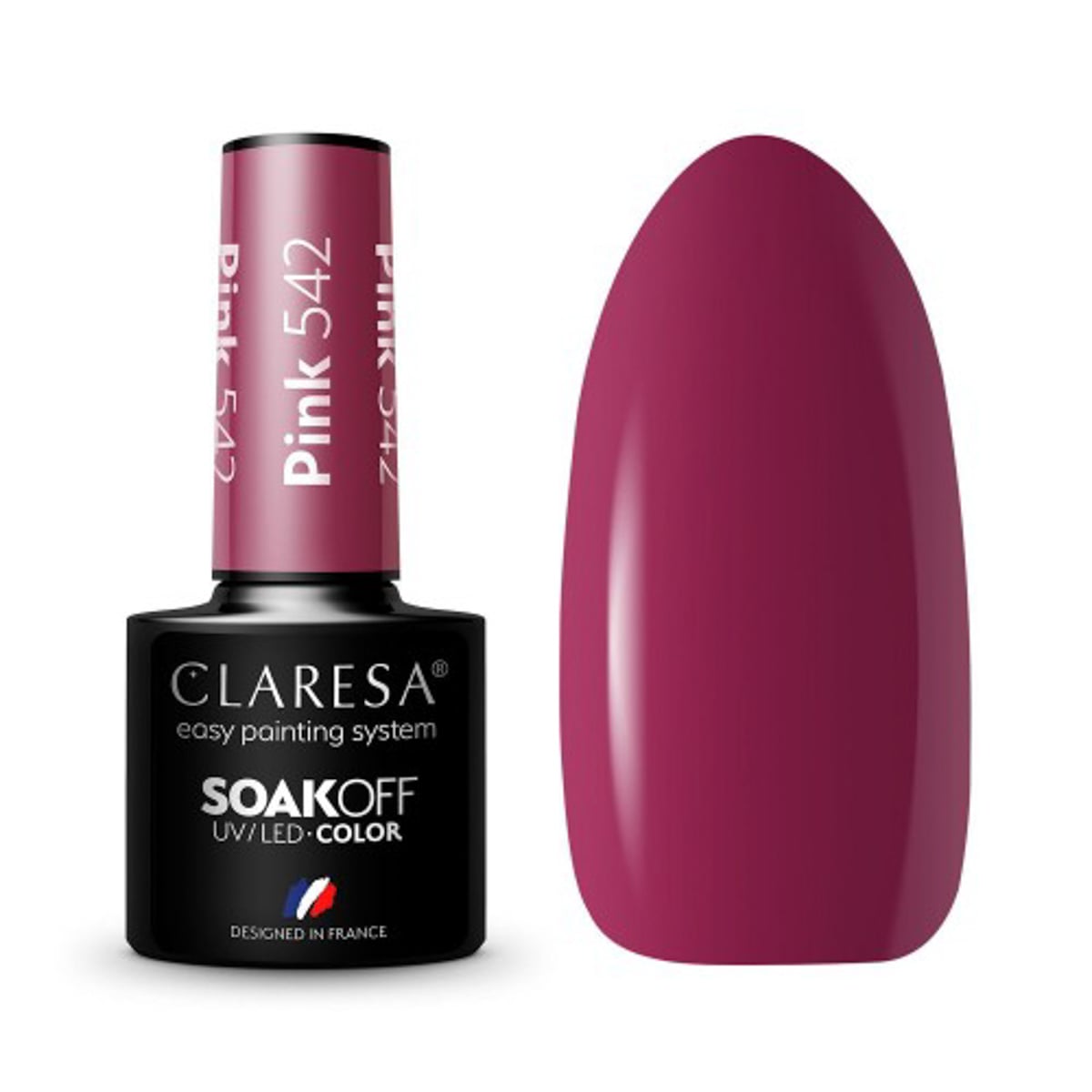 Claresa Gel Polish Pink 542 -5G