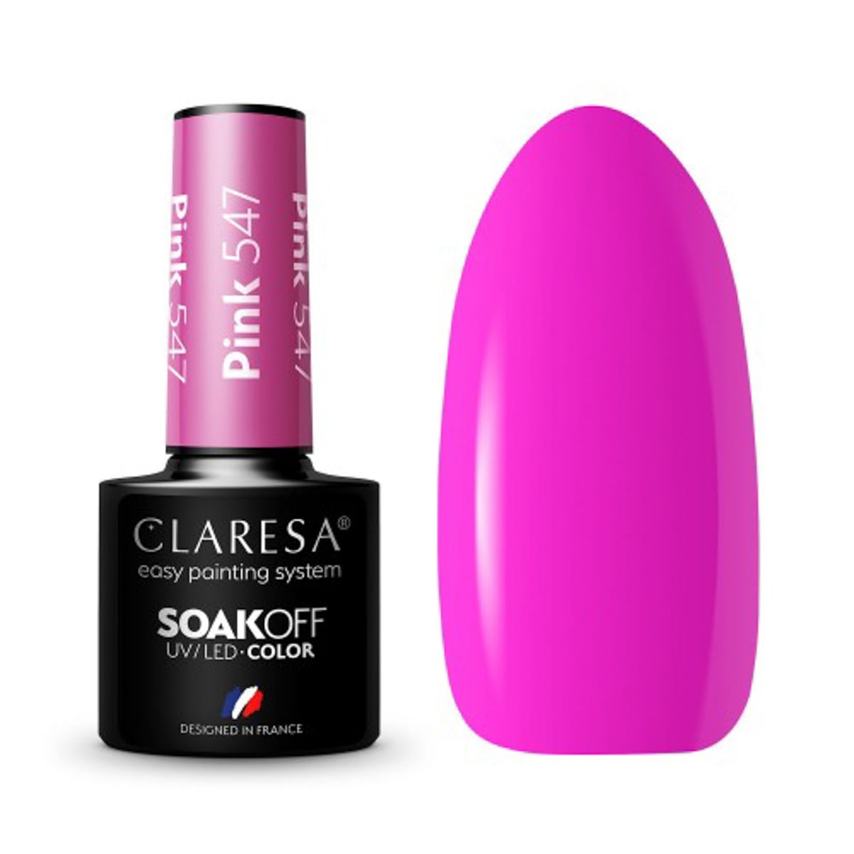 Claresa Gel Polish Pink 547 -5G