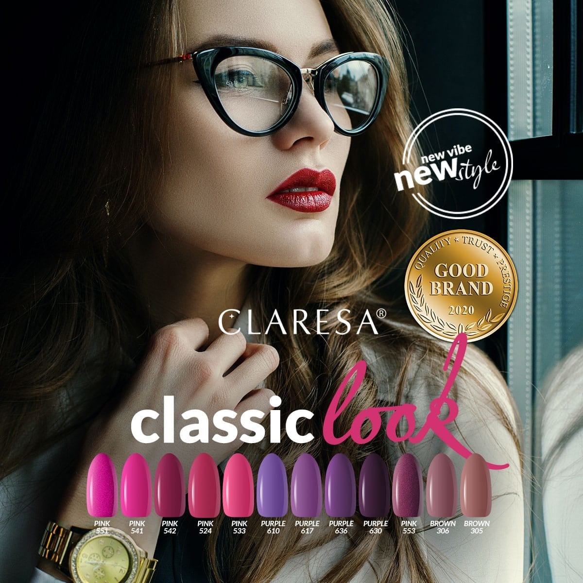 Claresa Gel Polish Pink 551 -5G