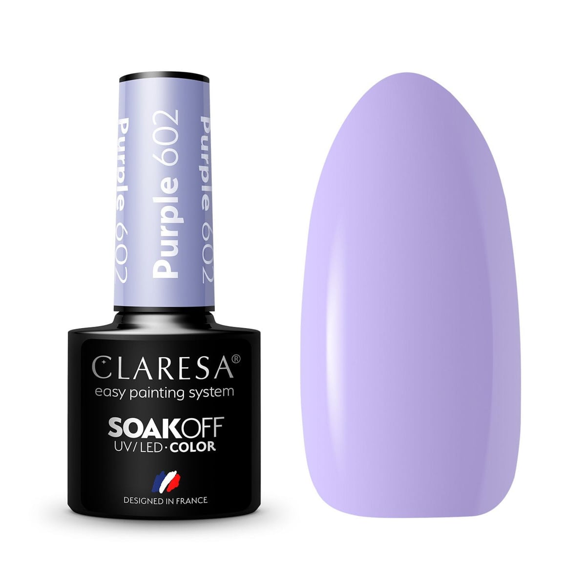 Claresa Gel Polish Purple 602 -5G