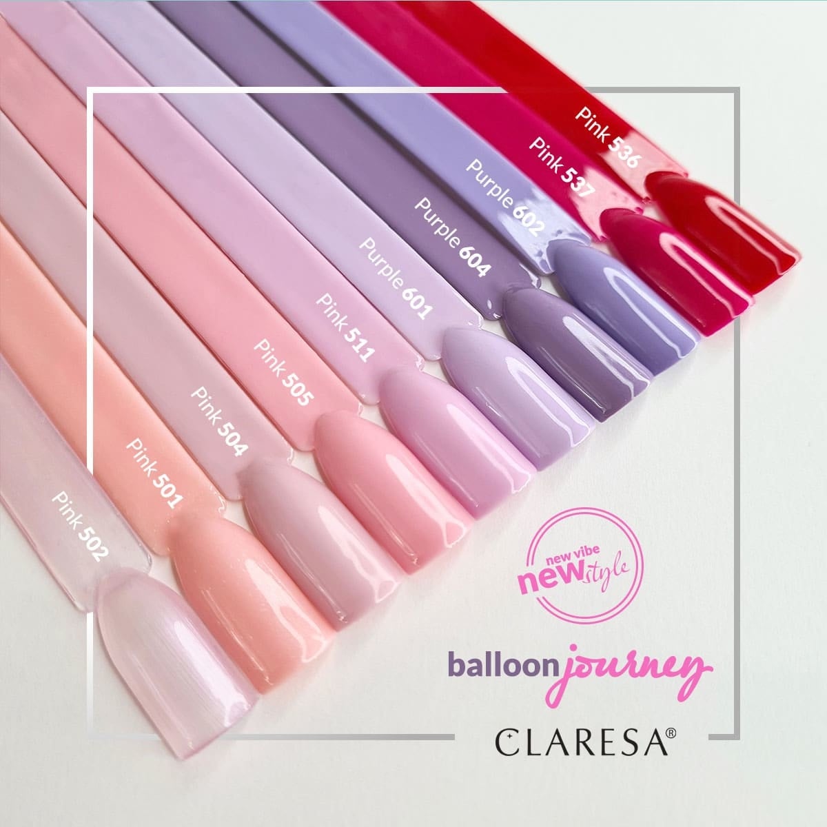 Claresa Gel Polish Purple 602 -5G