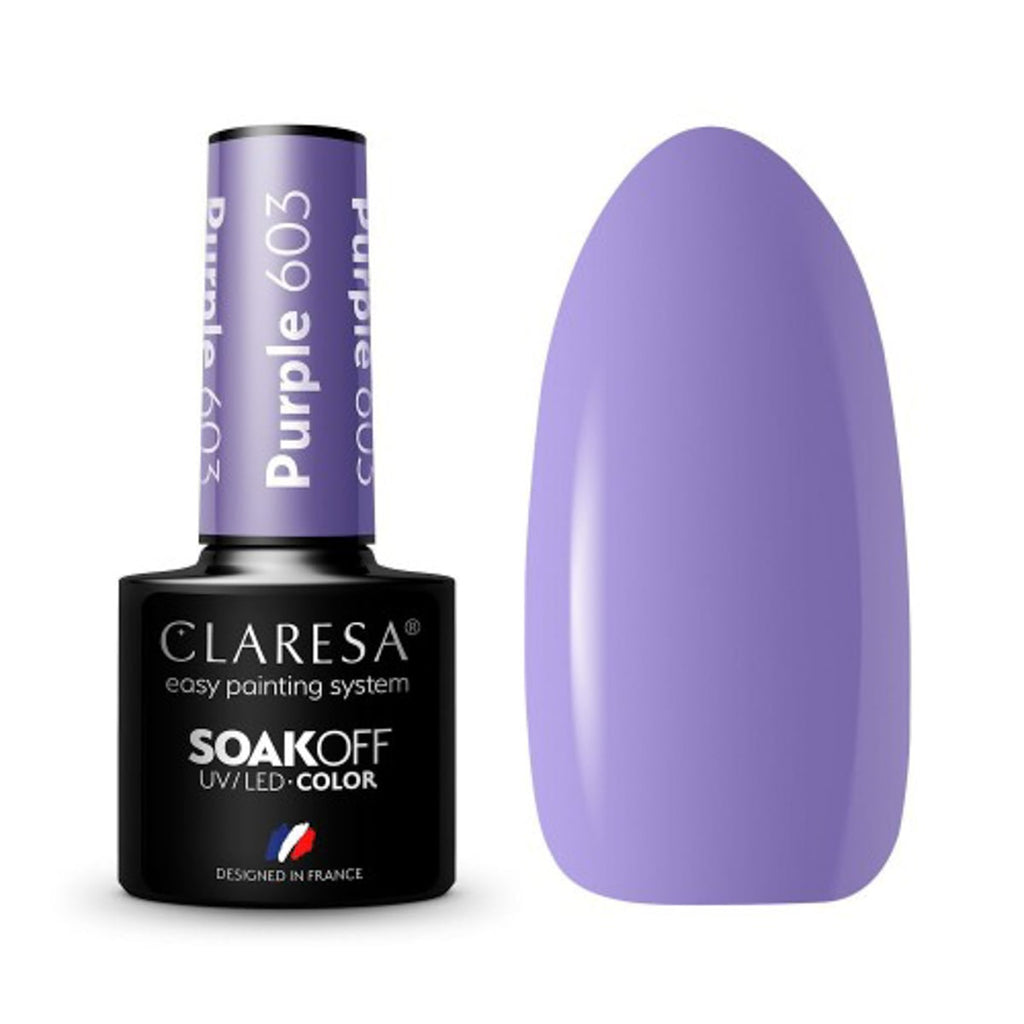 Claresa Gel Polish Purple 603 -5G