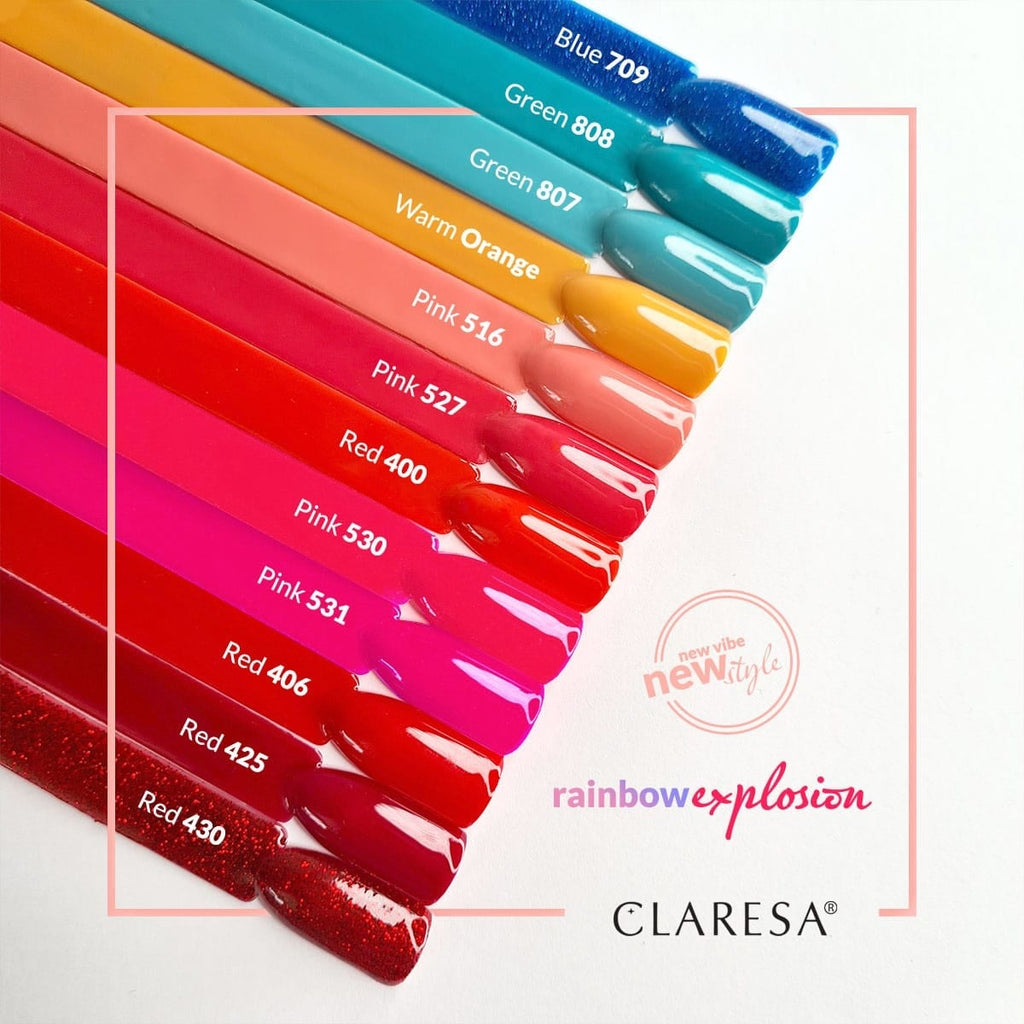 Claresa Gel Polish Red 400 -5G
