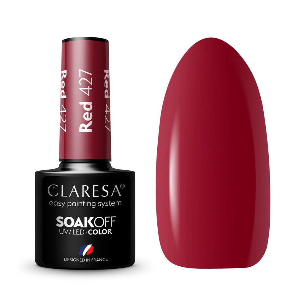 Claresa Gel Polish Red 427 -5G