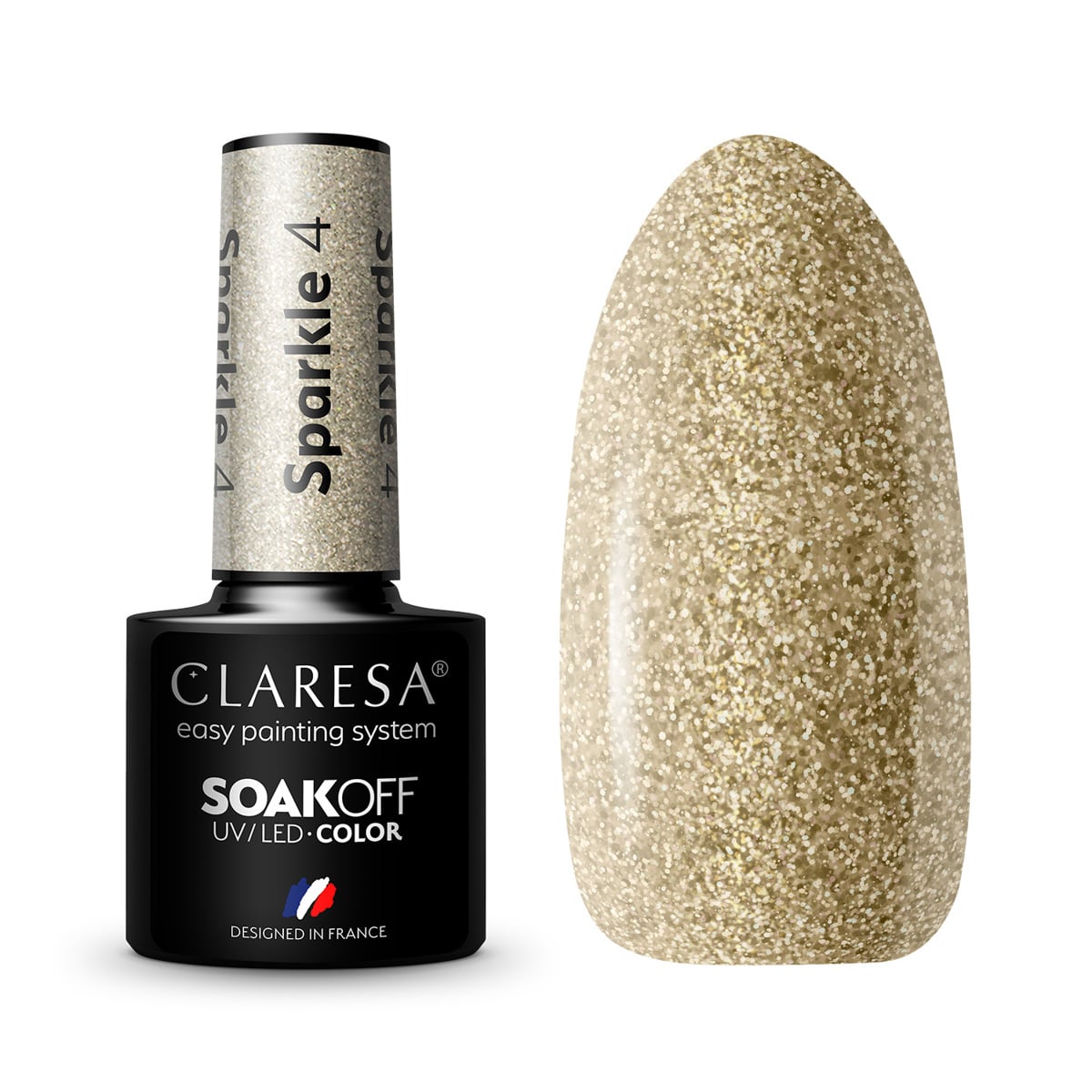 Claresa Gel Polish Sparkle 4 -5G