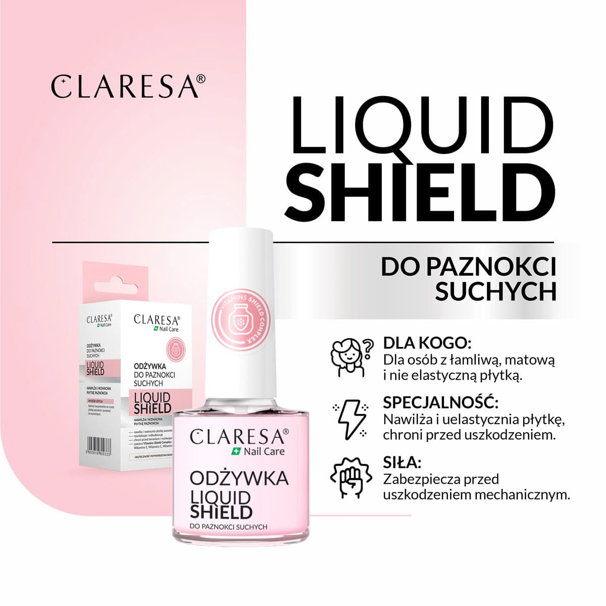 Claresa Liquid Shield Nagelconditioner 5 G
