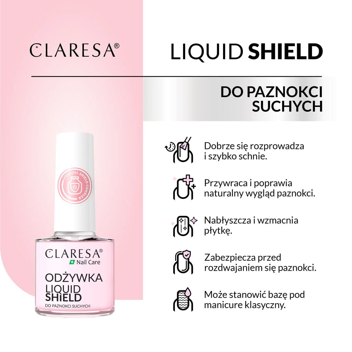 Claresa Liquid Shield Nagelconditioner 5 G