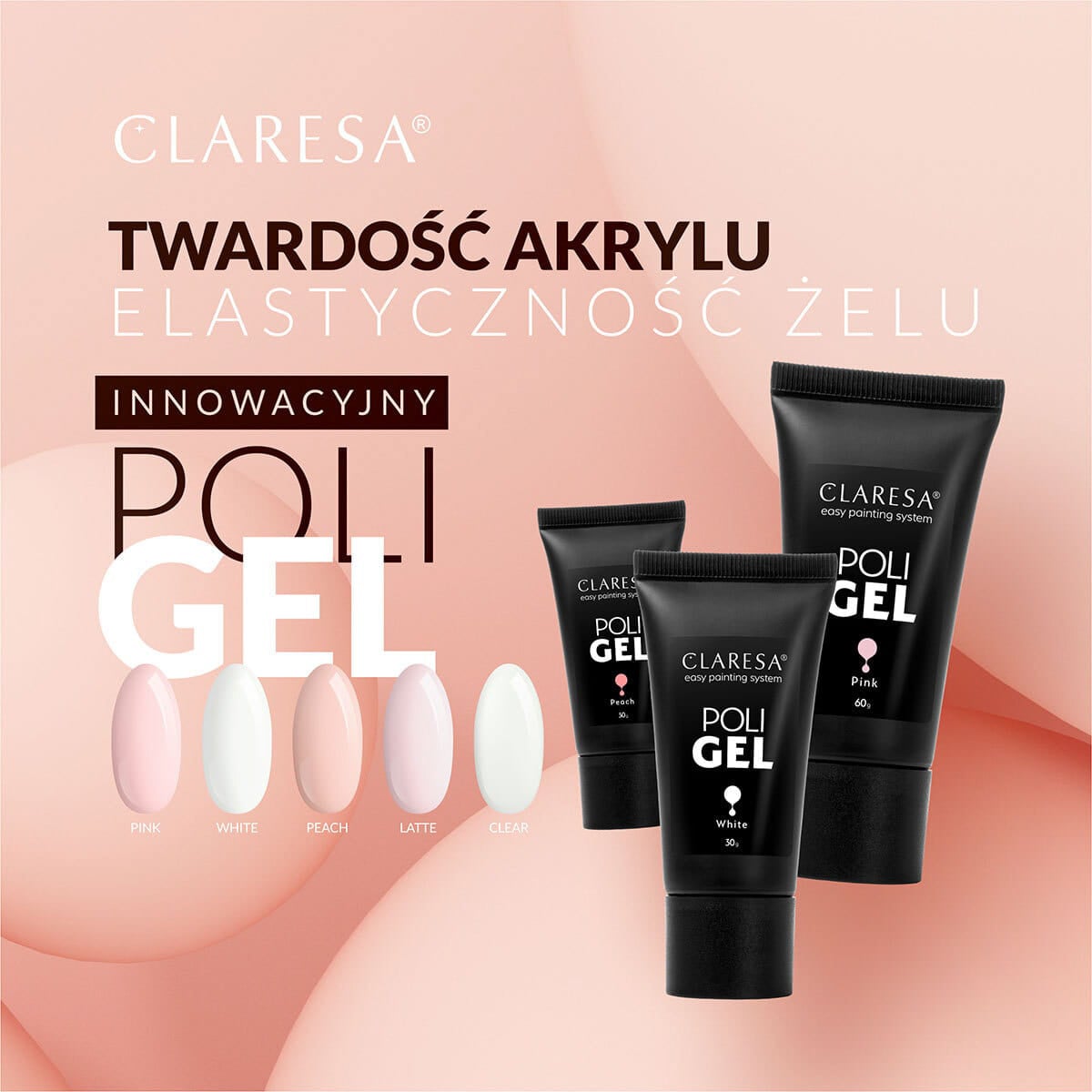 Claresa Polygel Clear 30 G