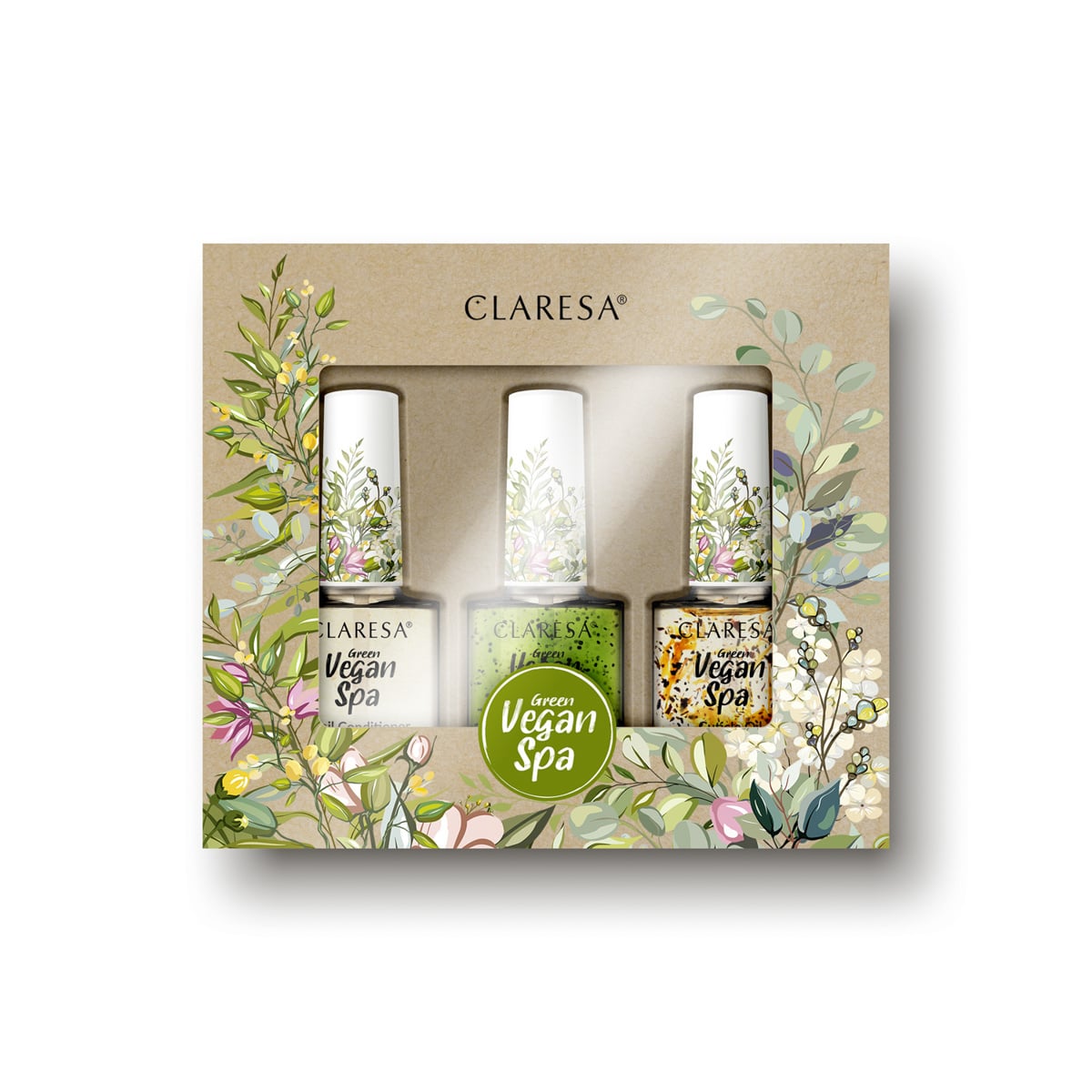 Claresa Set Vegan Spa Green Power 3X5 G