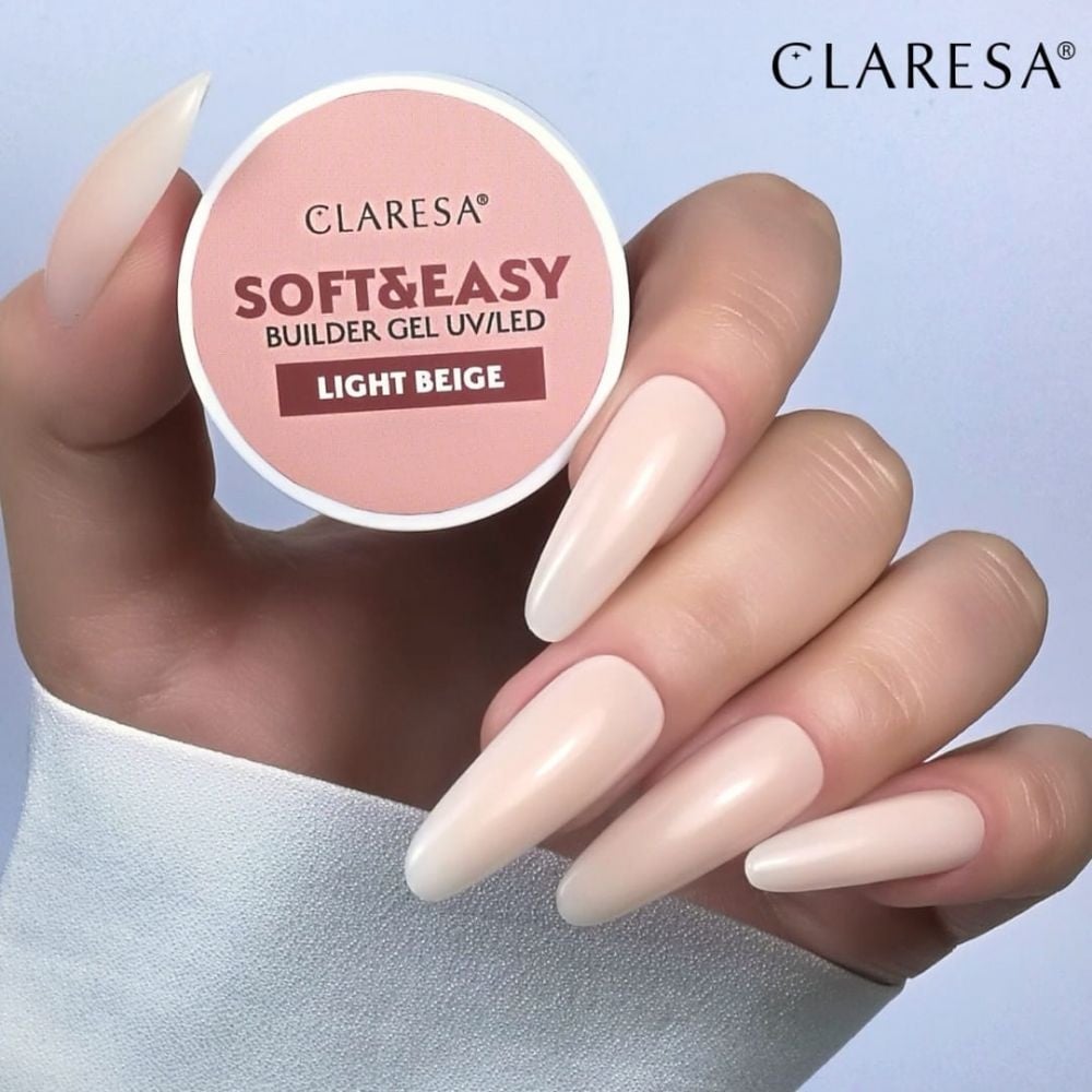 Claresa Soft & Easy Buildergel Uv/Led, Light Beige 45 Gr