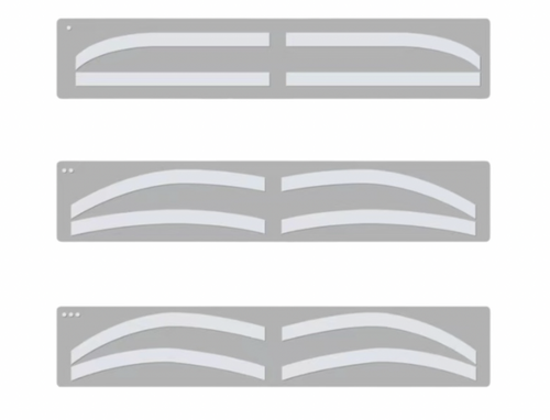 Browtycoon Transparante Airbrush Brow Stickers A6 Paar