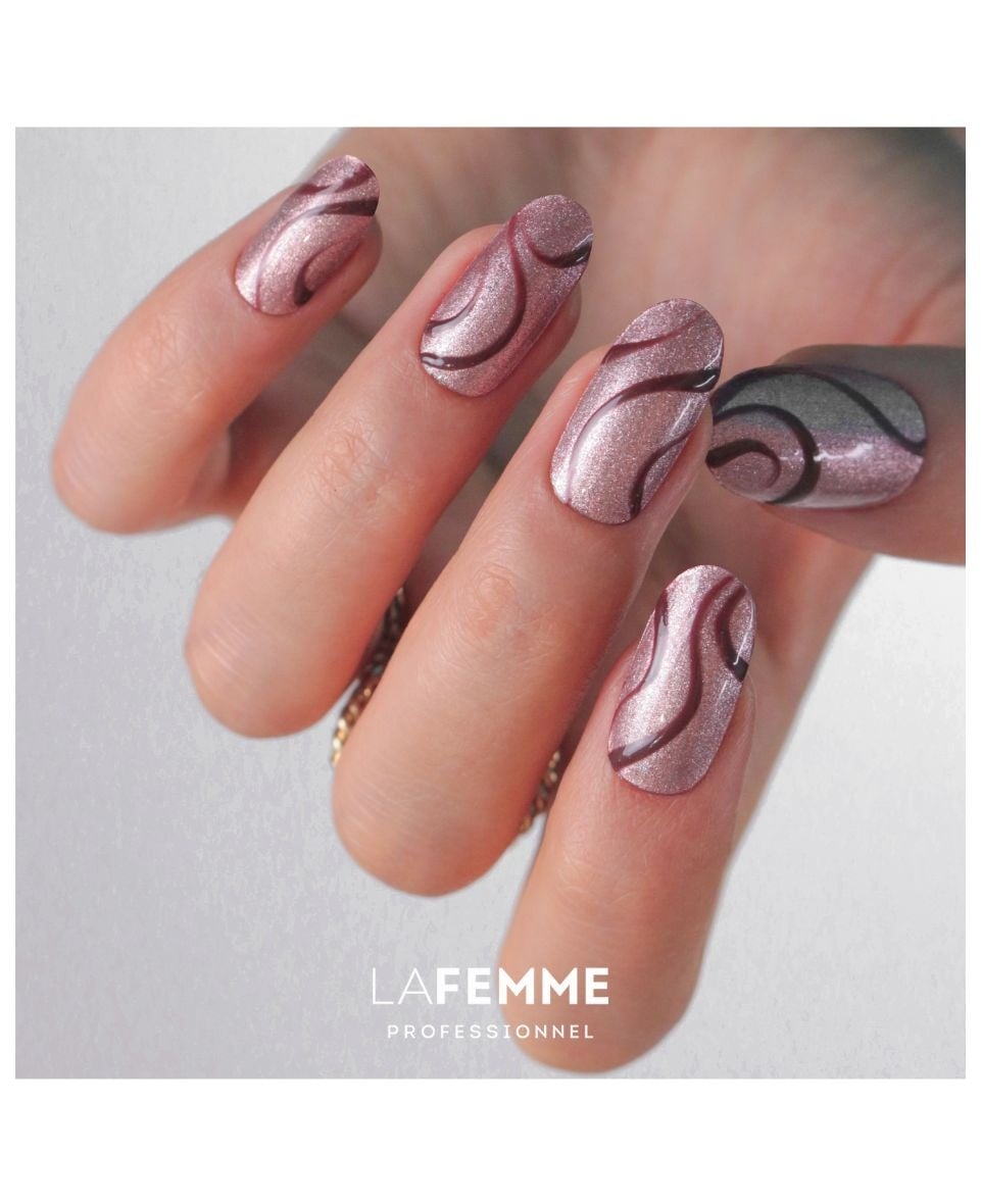 La Femme Gel Polish /H408 Chocoladebruine Nagellak 8G
