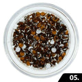 Molly Imitatie Glassteentjesnailart, Ca 200 Stuks