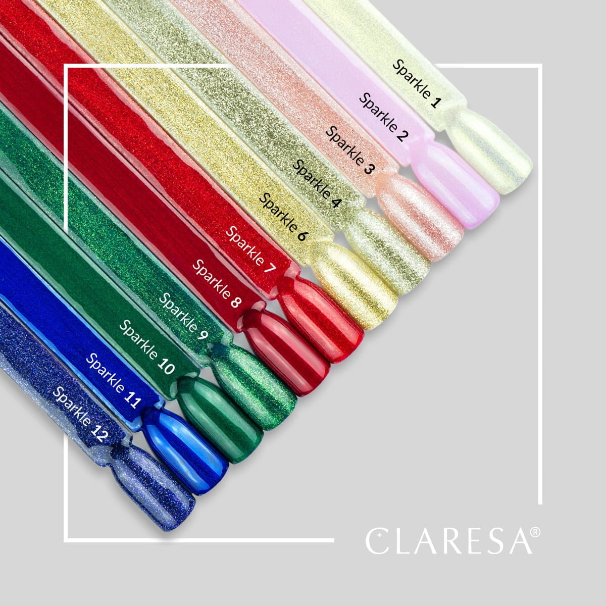 Claresa Gel Polish Sparkle 8