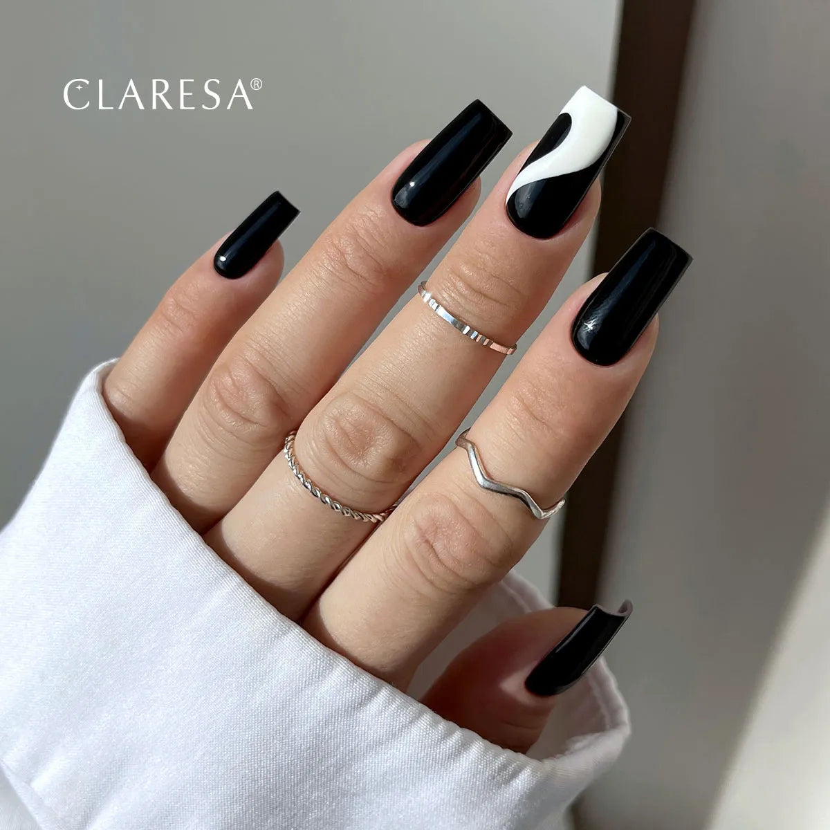 CLARESA Black Gel Polish – Diepzwarte Soak-Off Gellak 5 ml