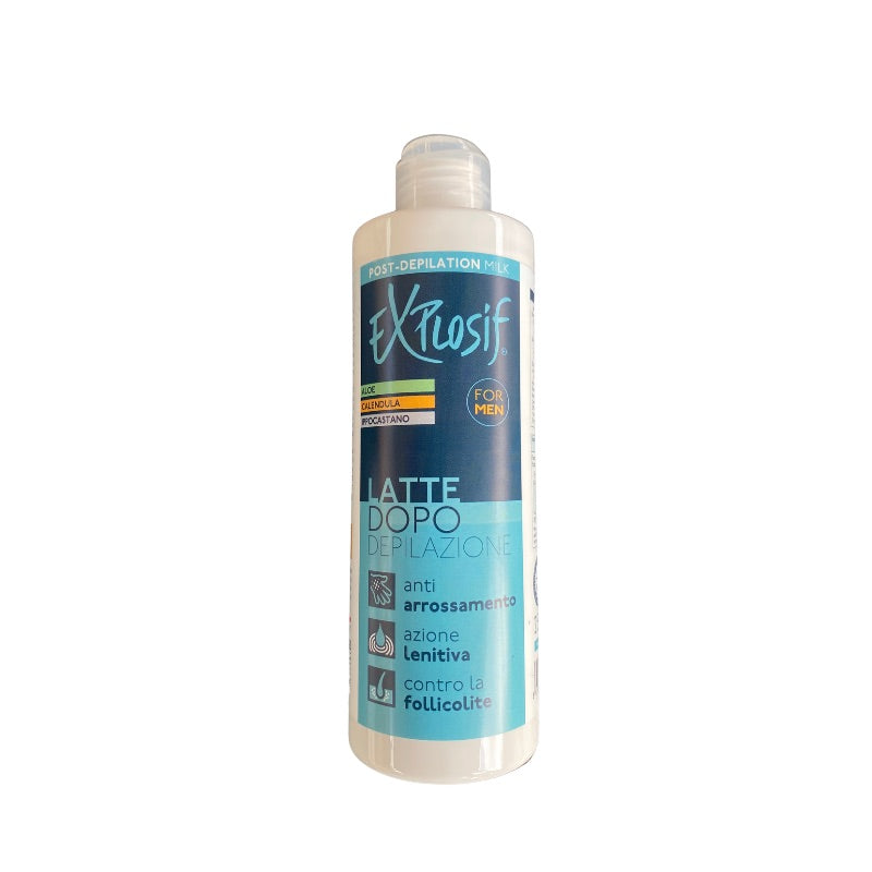 Explosif After Wax Milk 250 ml voor Mannen – Aloë, Calendula & Paardenkastanje