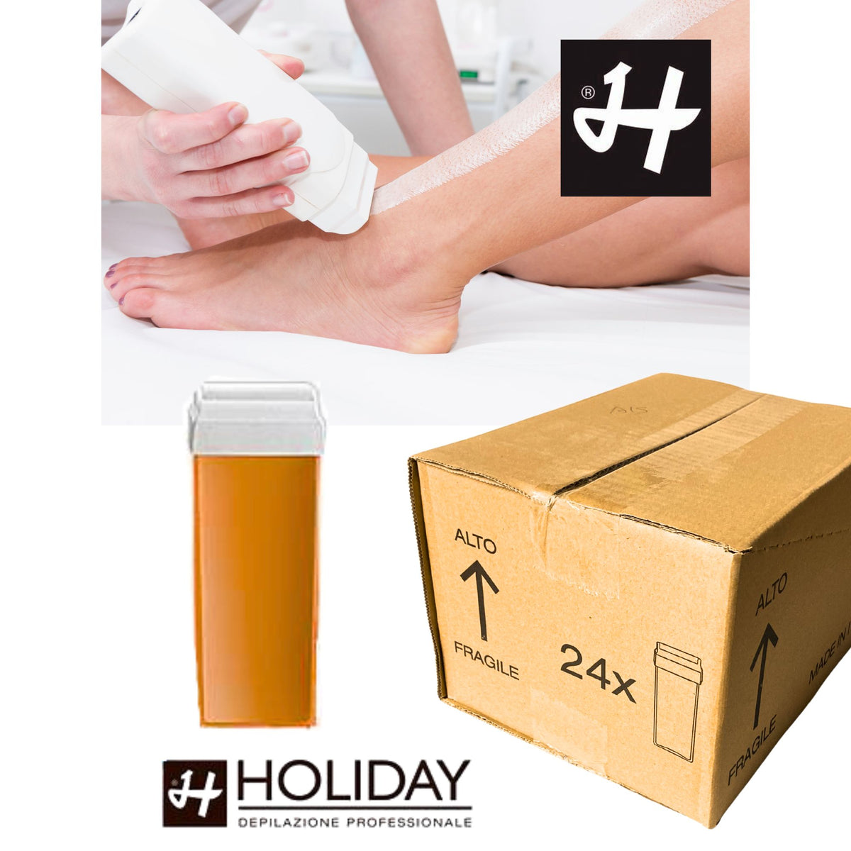 Holiday Perfetta Natural – Doos 24 Harspatronen 100 ml
