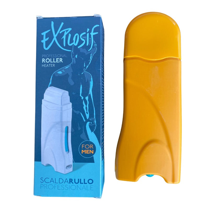 oranje wax heater voor de man