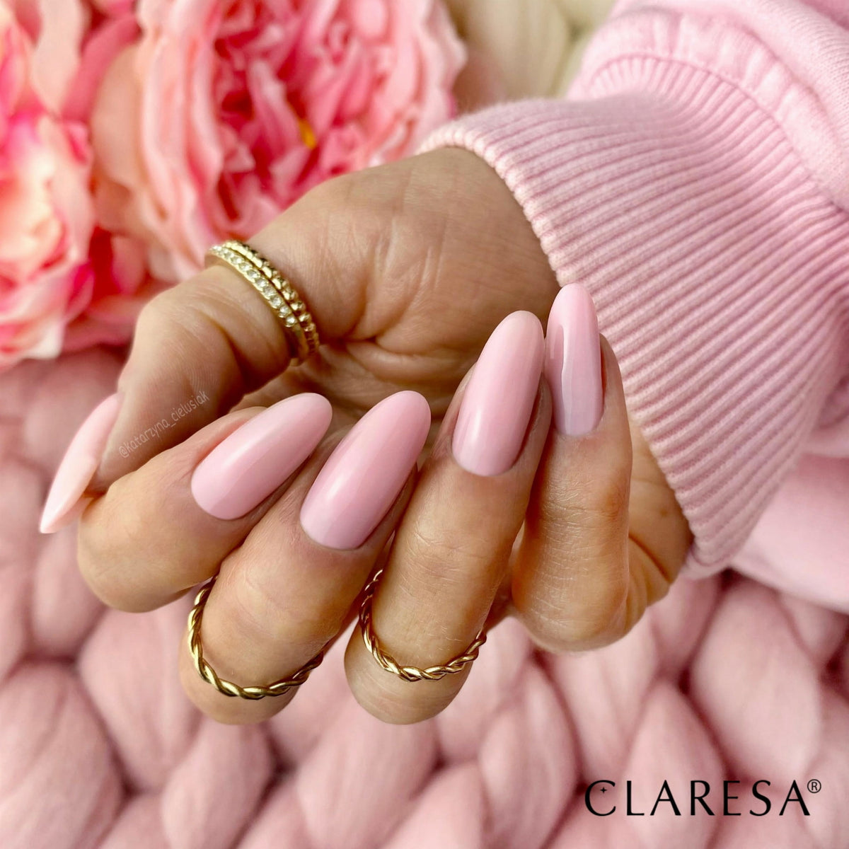 Claresa Soft & Easy Buildergel Uv/Led, Baby Pink, Nailstyling