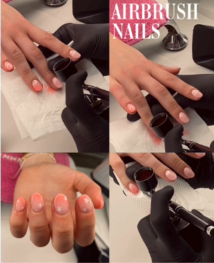 Complete Airbrush Set Voor Perfecte Make-Up, Wenkbrauwen En Nagels