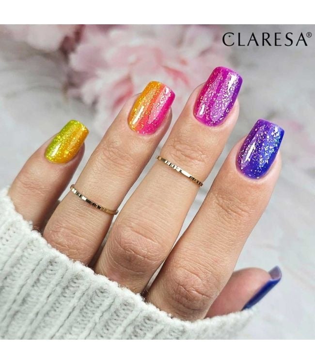 Claresa Gel Polish Rainbow Jello Base Coat Lime 5Ml