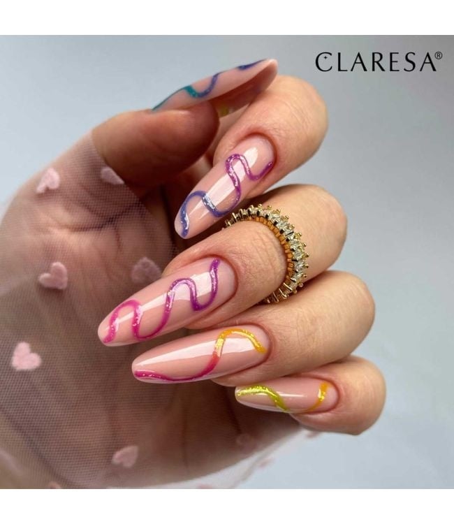 Claresa Gel Polish Rainbow Jello Base Coat Pink 5Ml