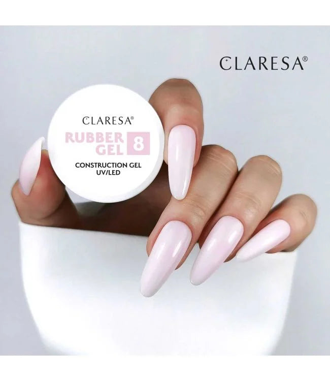 Claresa Rubber Gel 8 Ballerina Pink 12Gr.