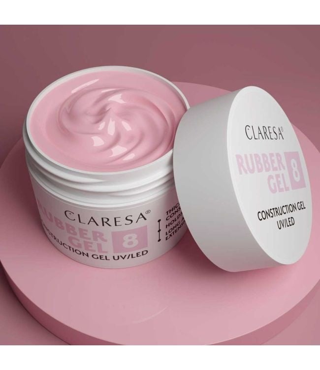 Claresa Rubber Gel 8 Ballerina Pink 12Gr.