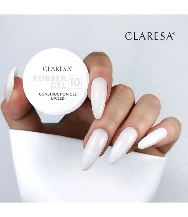 Claresa Rubber Gel 10 Milky White 12Gr.