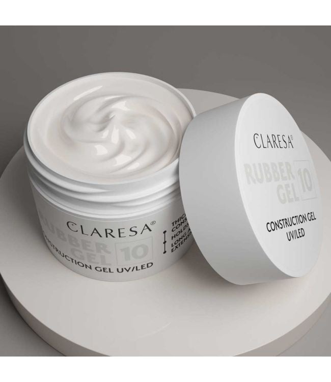 Claresa Rubber Gel 10 Milky White 12Gr.