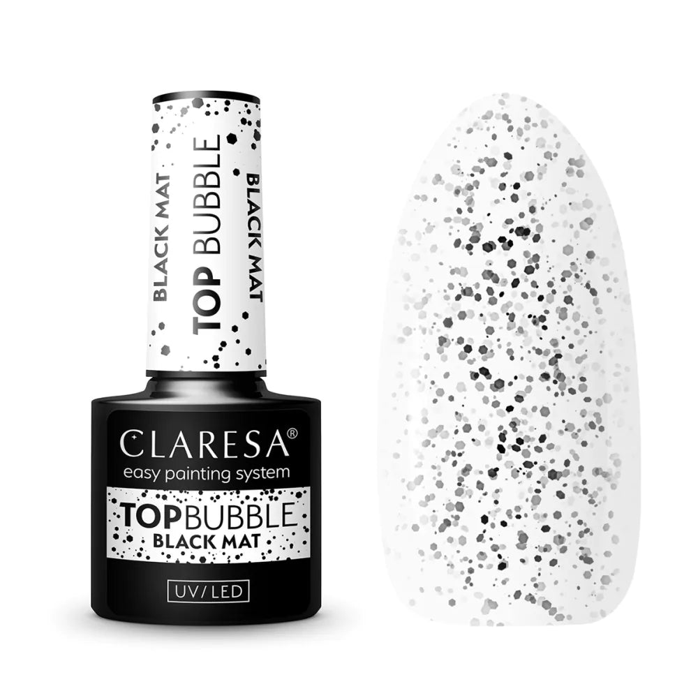 Claresa Top Coat No Wipebubble Goud/ Zwart5G