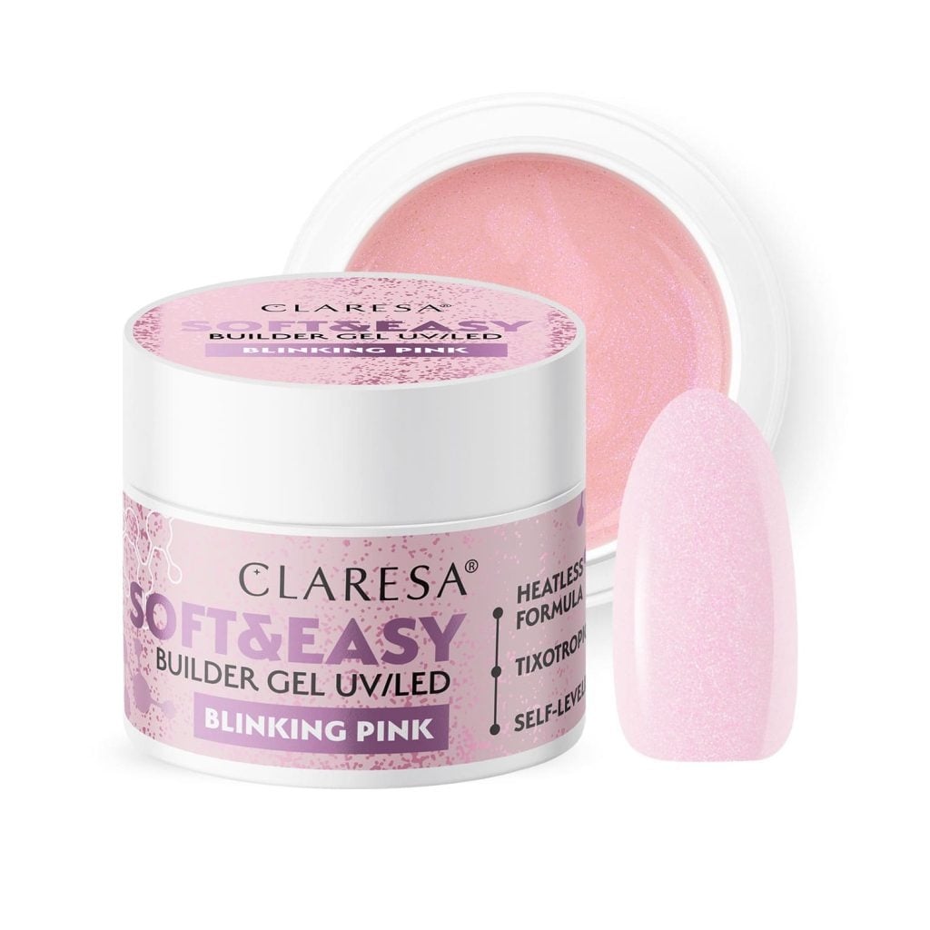 Claresa Soft & Easy Buildergel|Blinking Pink I 12 Gr. Nailstyling