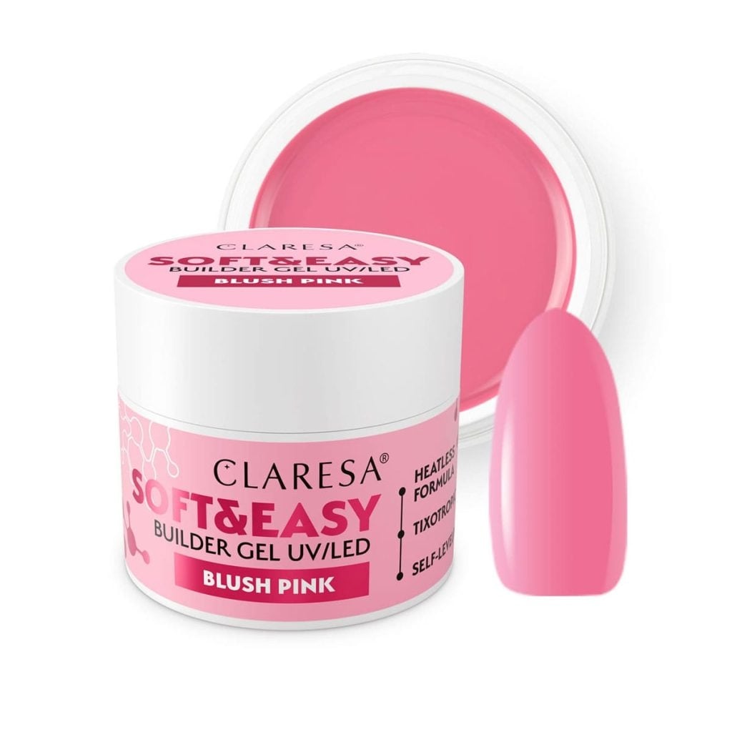 Claresa Soft & Easy Buildergel Uv/Led, Blush Pink I 12 Gr.
