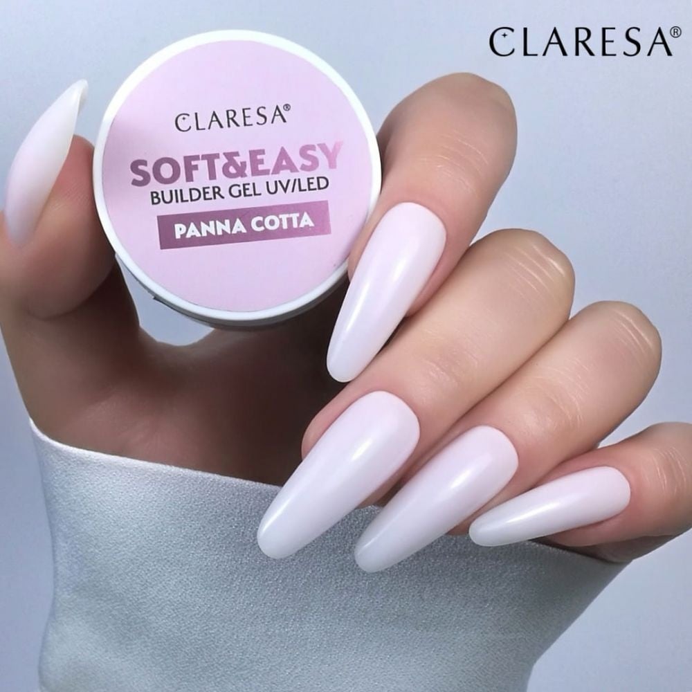 Claresa Soft & Easy Buildergel Uv/Led - Panna Cotta 45 en 12 Gr.