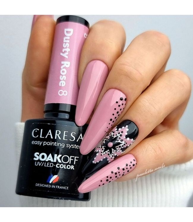 Claresa Uv/Led Gel Polish Dusty Rose 8