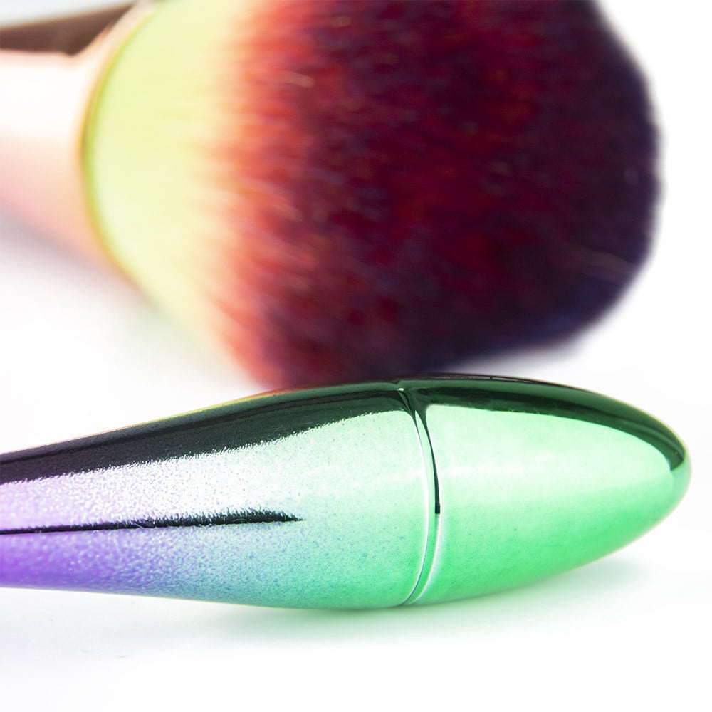 Nagelstofborstel Met Regenbooghandvat