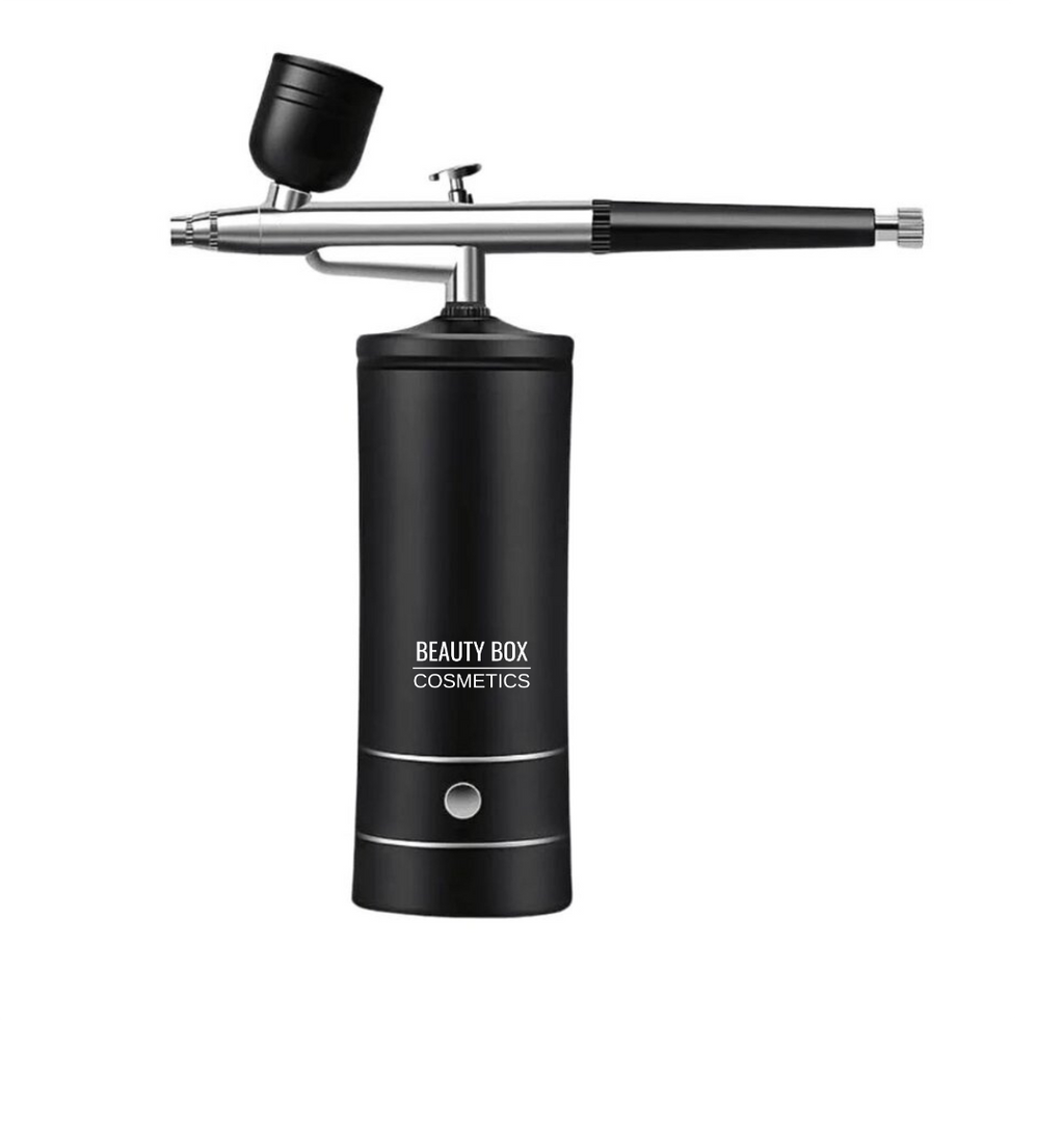 Complete Airbrush Set Voor Perfecte Make-Up, Wenkbrauwen En Nagels
