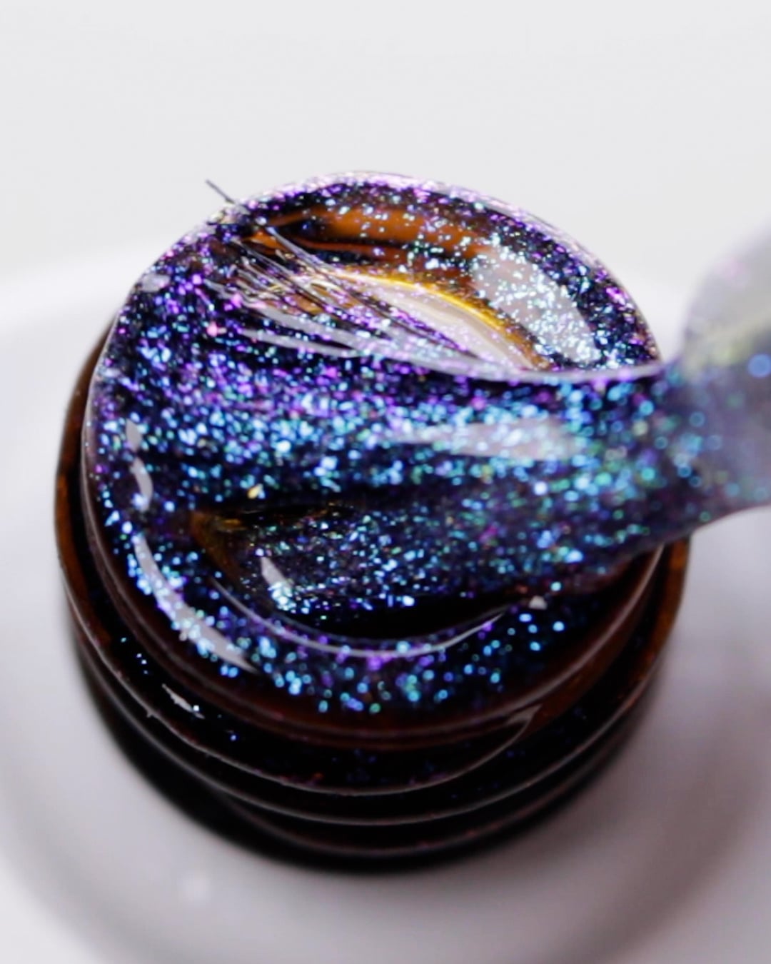 La Femme Shimmer Top Coat No Wipe .Blue / S001