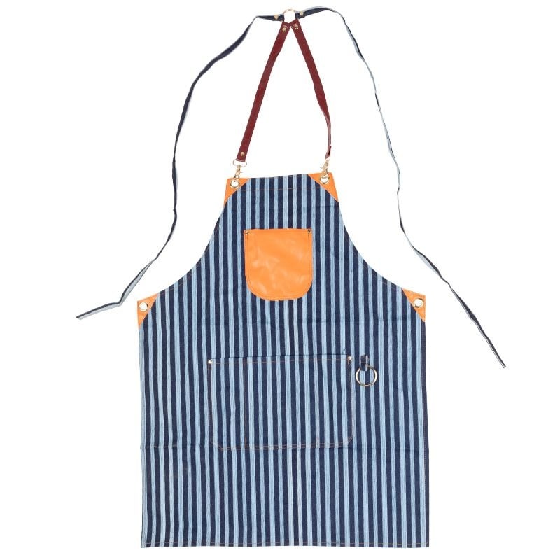 Denim Wax Schortbeschermende Kledingdenim Beschermschort Striped