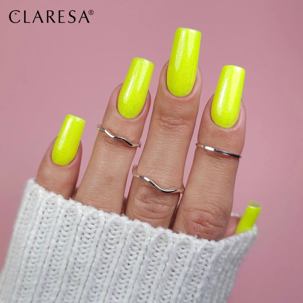 Claresa Funky Disco 1 Yellow Groove Gel Nail Polish 5 G (Limited Collection)
